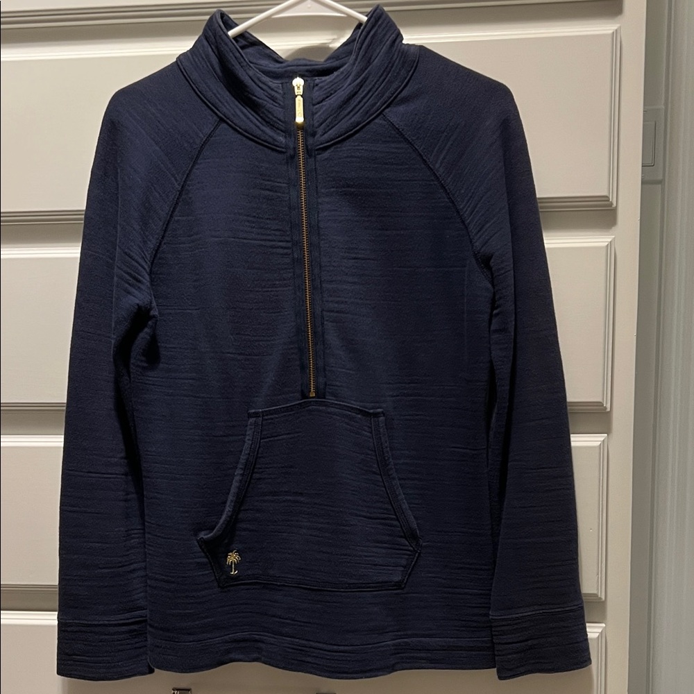 Lilly Pulitzer Dark Blue Zip-Up